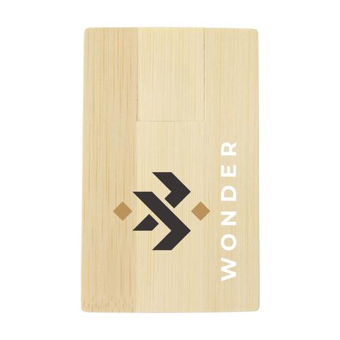 CreditCard Bamboo clé USB 16 GB | Cle-usb pas cher