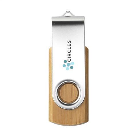 Twist Bamboo en stock clé USB 32 GB | Cle-usb pas cher