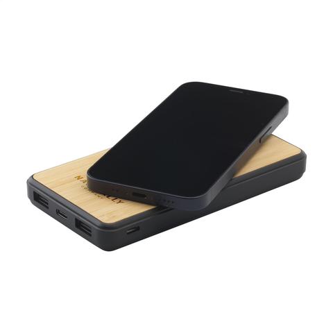 Boru Bamboo RCS Recycled ABS Powerbank Wireless Charger | Batterie pas cher