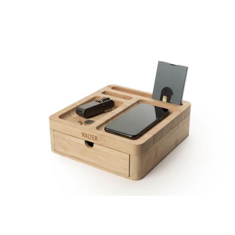 Walter Bamboo Big Dock 15W organisateur et chargeur | Chargeur pas cher