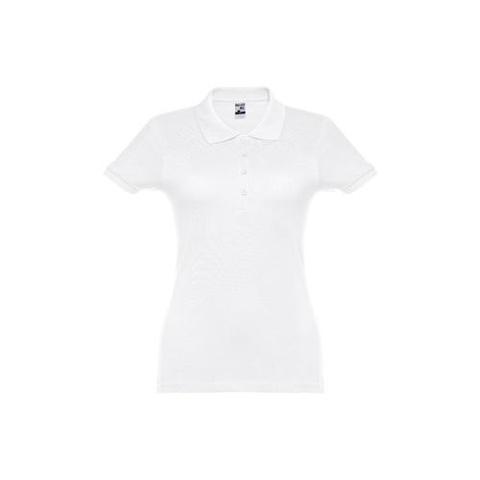Polo manches courtes ceinturé pour femme en coton cardé - Thc eve wh | Ceinture,polo pas cher