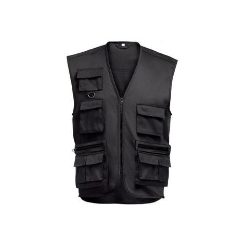 Gilet (200 g/m²) en polyester et coton - Thc pixel | Krokrodeal