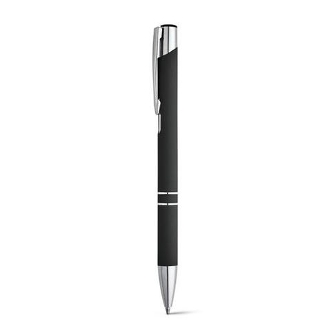 Stylo en aluminium avec finition en caoutchouc - Beta soft | Krokrodeal