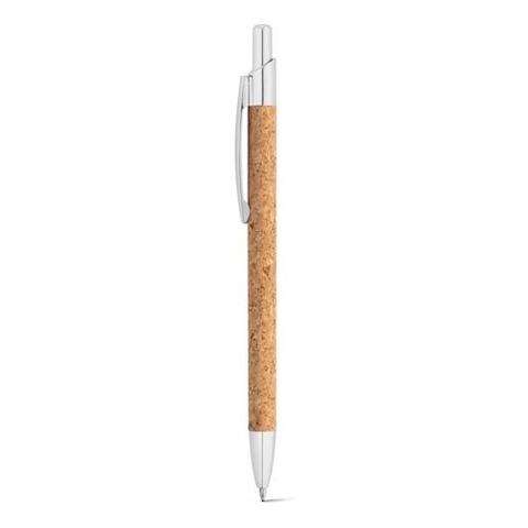 Stylo en liège et aluminium avec clip - Natura | Stylo pas cher