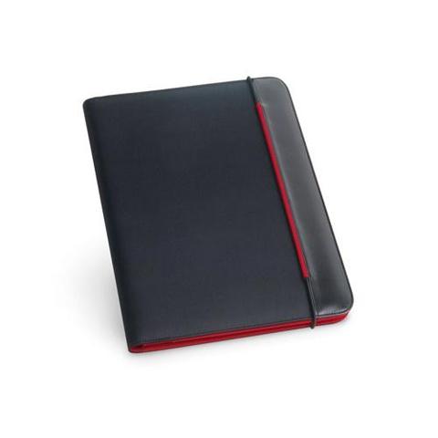 Porte-documents A4 en PU et 800D avec bloc-notes ligné - Fitzgerald | Krokrodeal