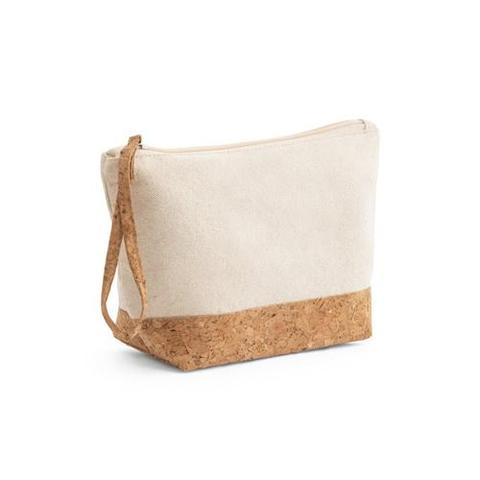 Trousse de toilette 100% coton et liège - Blanchett | Trousse pas cher