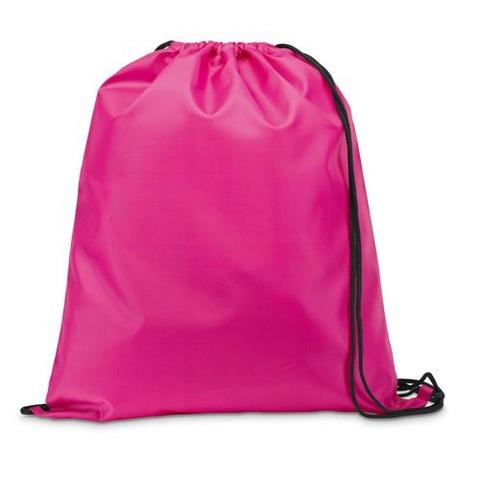 Sac à dos 210D avec cordons de serrage noirs - Carnaby | Krokrodeal