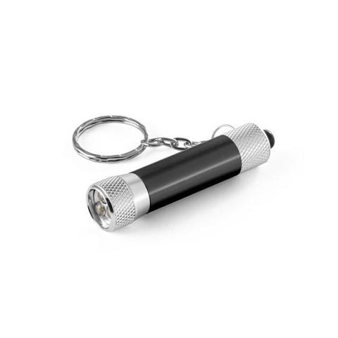 Porte-clés en aluminium avec lampe de poche 3 LED - Lergan | Porte-cle,lampe pas cher