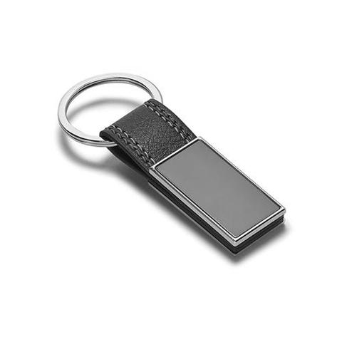 Porte-clés en métal et PU - Bale | Porte-cle pas cher