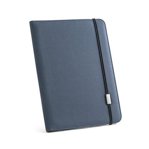 Porte documents A4 en 300D 100% rPET avec fermeture élastique - Emerge folder ii | Conferencier pas cher