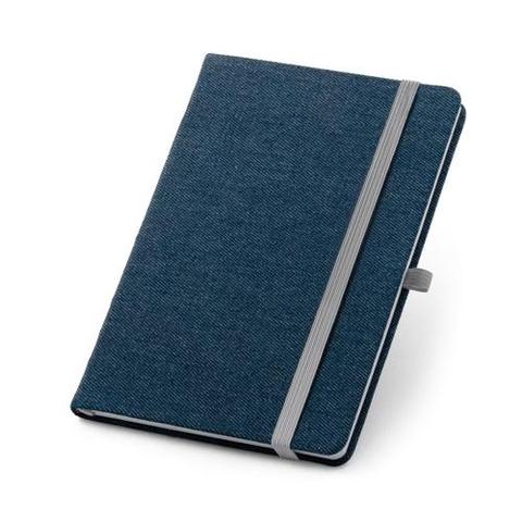 Carnet de notes A5 en tissu denim avec pages lignées - Denim | Bloc-notes pas cher