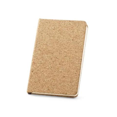 Bloc notes A5 en liège avec pages non-lignées de couleur ivoire - Adams a5 | Bloc-notes pas cher