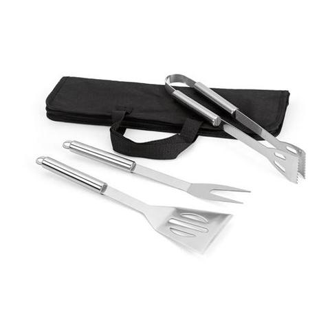 Set de barbecue de 3 pièces en acier inoxydable - Soares | Cuisine,barbecue pas cher