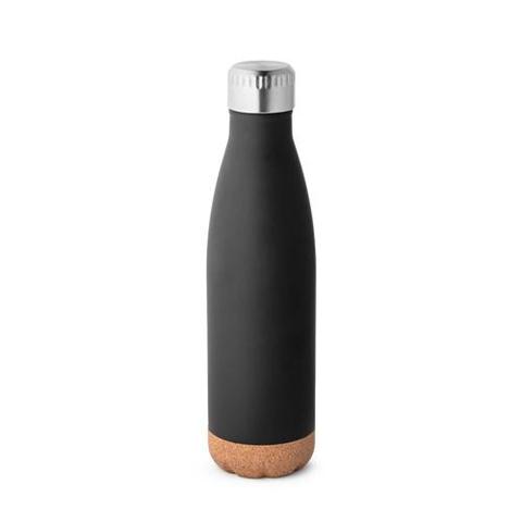 Thermos 560mL en acier inox avec base en liège - Solberg | Mug,bouteille pas cher