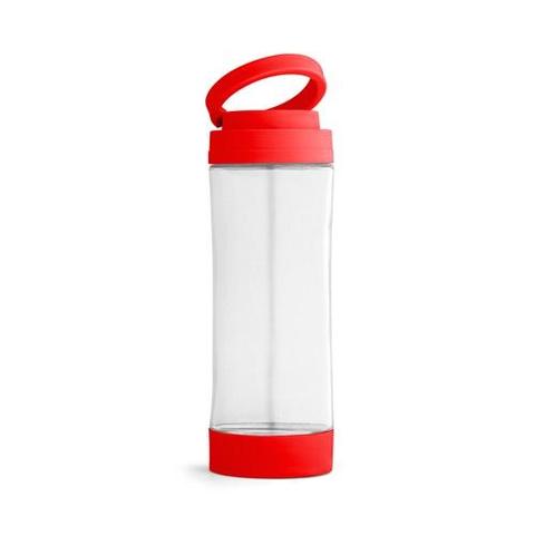 Bouteille de sport 390mL en verre avec bouchon en PP - Quintana | Krokrodeal