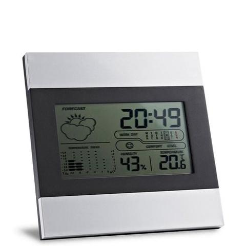 Station de bureau an aluminium avec écran LCD - Dene | Station-meteo pas cher