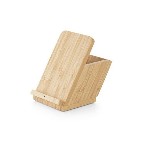 Chargeur sans fil en bambou - Leavitt | Telephonie,chargeur,support pas cher