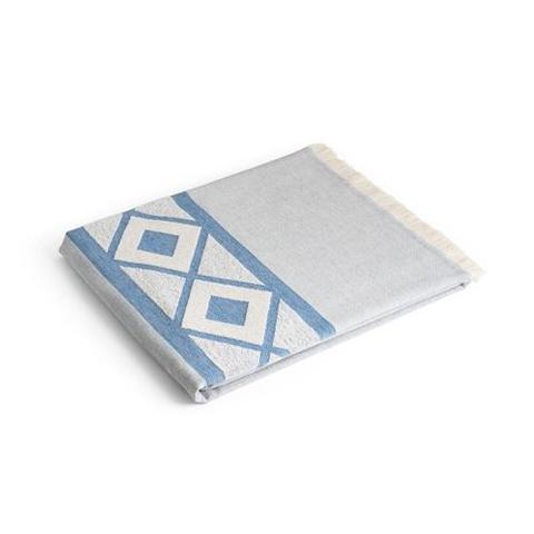 Serviette de toilette multifonctionnelle et de bain (350g/m²) en coton et en coton recyclé - Malek | Krokrodeal