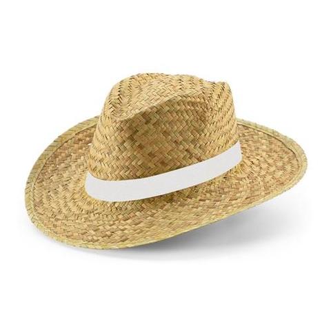 Chapeau de paille naturel - Jean rib | Chapeau pas cher