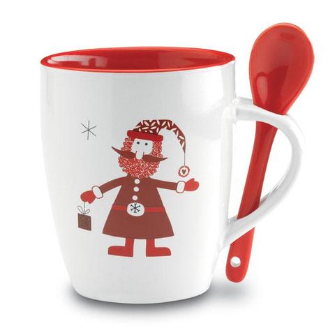 Mug avec petite cuillère 250ml - Claus | Mug,cuisine pas cher