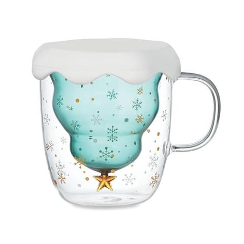 Tasse double paroi en verre - Verde | Mug,verre pas cher