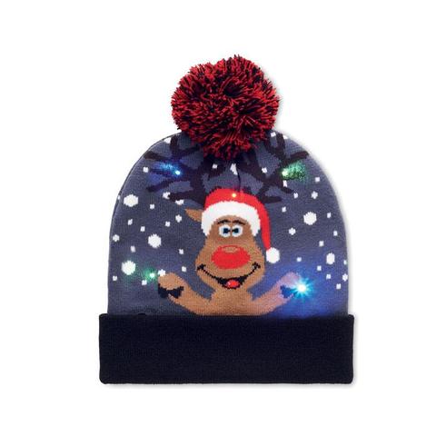 Bonnet de Noël tricoté avec LED - Shimas light | Noel,bonnet pas cher