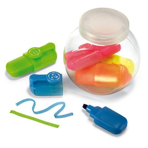 5 Surligneurs dans un pot - Fun for five | Krokrodeal