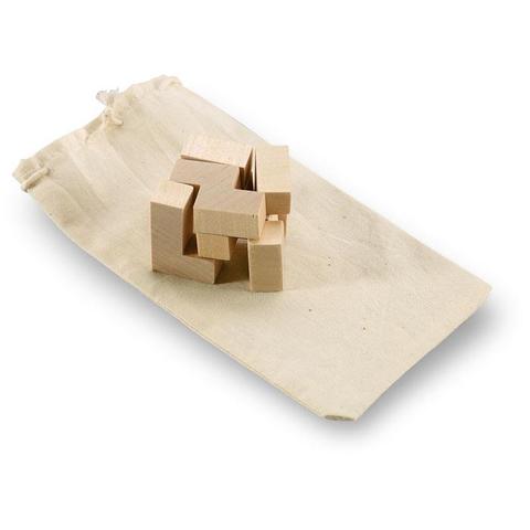 Puzzle en bois dans un sac - Trikesnats | Krokrodeal