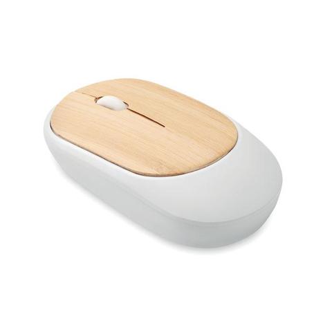 Souris sans fil en bambou - Curvy bam | Souris pas cher