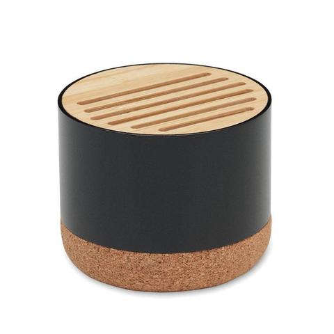 Haut-parleur en liège et alu - Rumba | Krokrodeal