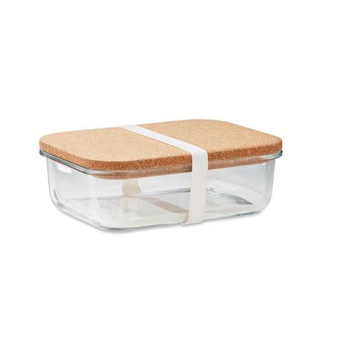Lunchbox en verre & liège - Canoa | Krokrodeal