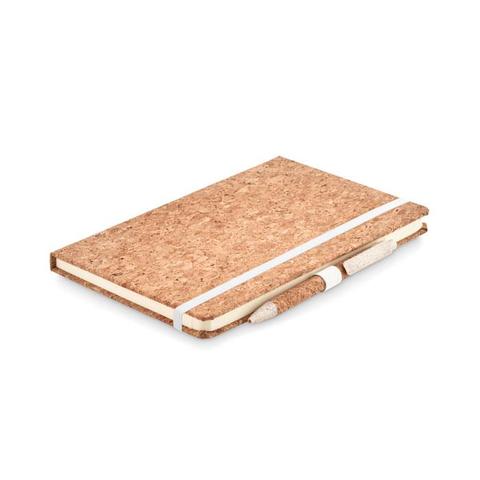 Carnet A5 en liège - Suber set | Bloc-notes pas cher