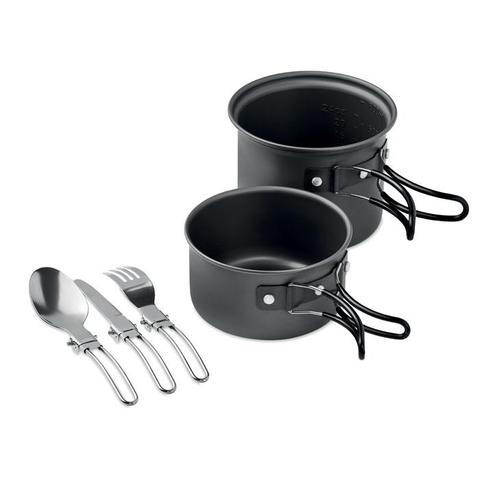 Casseroles camping et couverts - Potty set | Cuisine pas cher