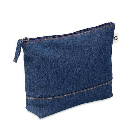 Trousse en denim recyclé - Style pouch | Trousse pas cher