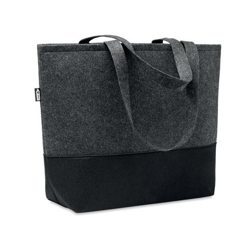 Sac shopping en feutre RPET - Duo indico | Sac pas cher
