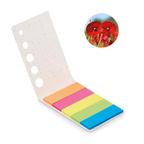 Notes adhésives en papier à pla - Memo seed | Arbre-et-plante pas cher