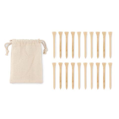 20 tees de golf en bambou - Birdie | Sport pas cher