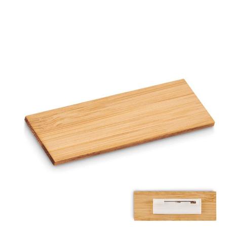 Porte-badge en bambou - Deri | Krokrodeal