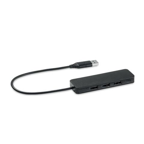 Hub USB-C 4 ports - Hubbie | Cable pas cher