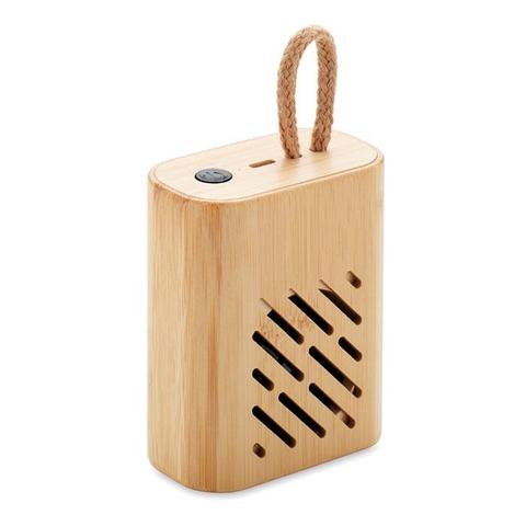 Haut-parleur sans fil bambou 3W - Rey | Musique pas cher
