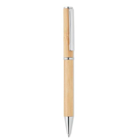 Stylo bille twist en bambou - Naira | Stylo pas cher