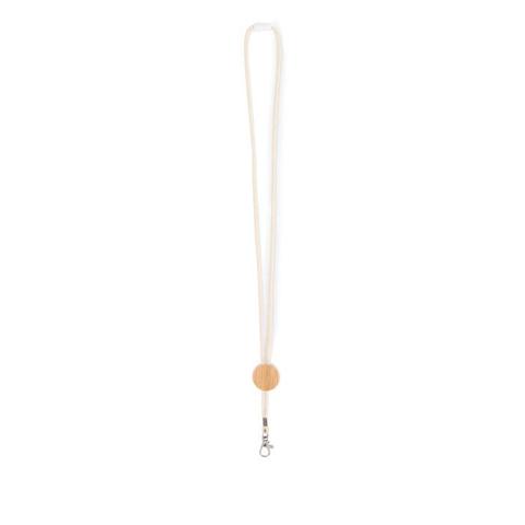 Lanyard en coton - Kara | Tour-de-cou pas cher