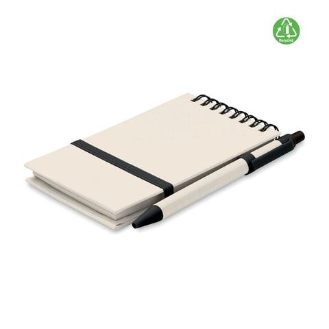 Carnet en carton de lait recyclé - Mito set | Bloc-notes pas cher