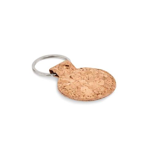 Porte-clés rond en liège - Cincin | Porte-cle pas cher
