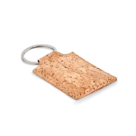 Porte-clés rectangulaire liège - Concon | Porte-cle pas cher