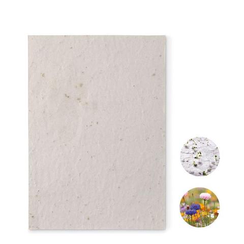Papier A5 graines de fleurs - Aside | Arbre-et-plante pas cher