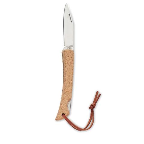 Couteau pliable manche liège - Bladekork | Couteaux pas cher