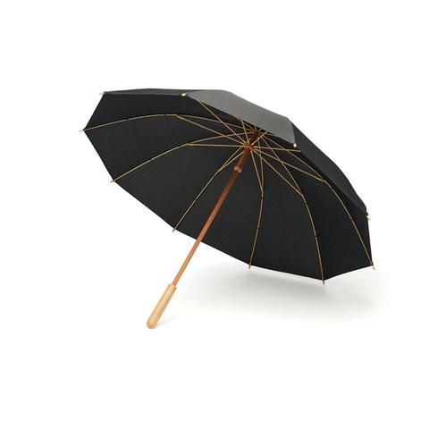 Parapluie 23,5" RPET/bambou - Tutendo | Parapluie pas cher