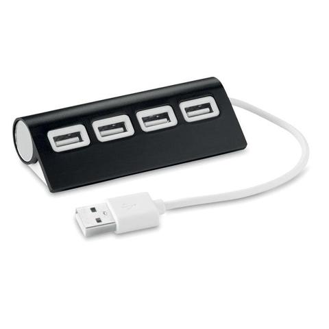 Duplicateur USB 4 ports - Aluhub | Krokrodeal