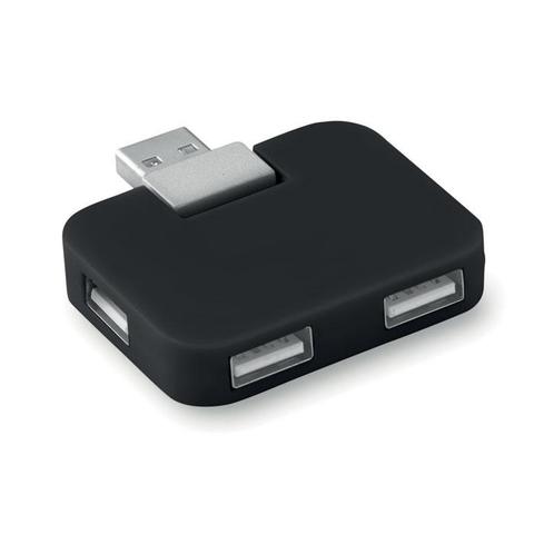 Hub 4 ports USB - Square | Cable pas cher